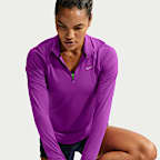 NIKE NN Running Team ハーフジップ トップス Nike Tempo Women's Dri-FIT 1/4-Zip Running Top. Nike.com